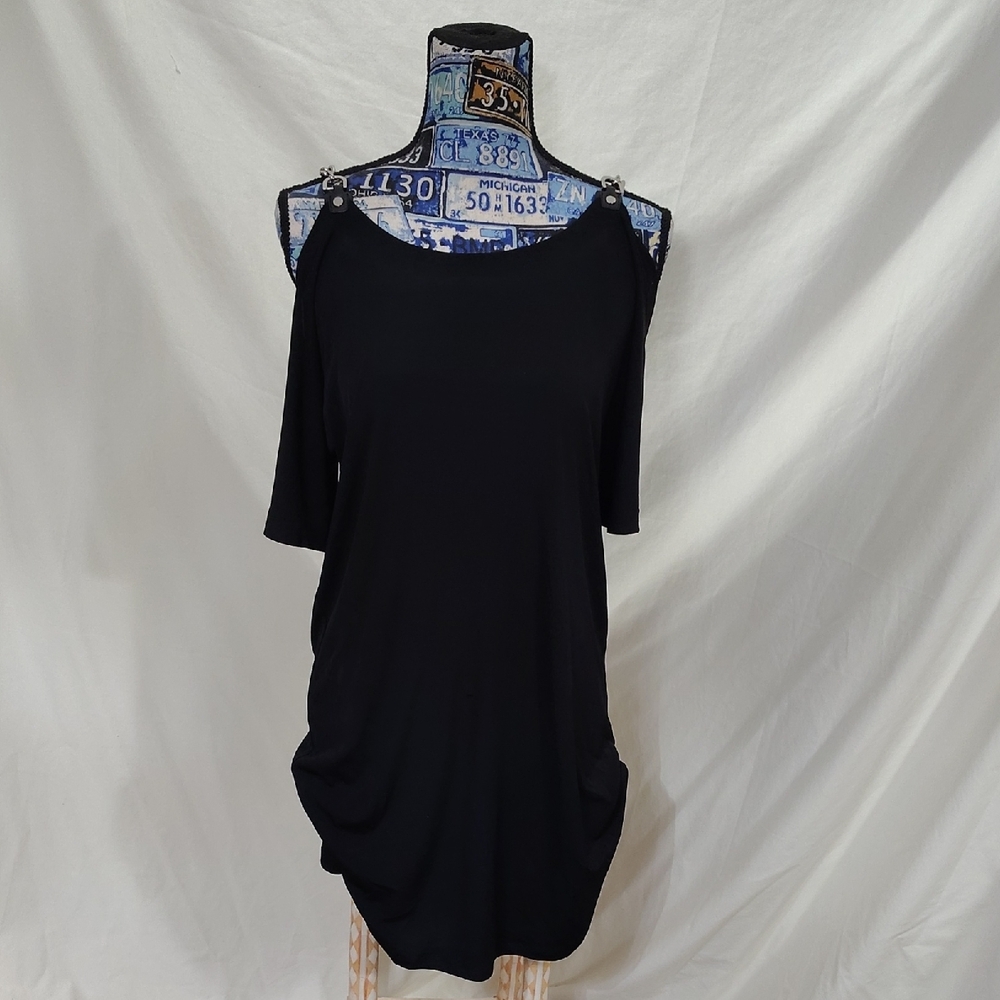Michael Kors Elegant Black Mini Dress